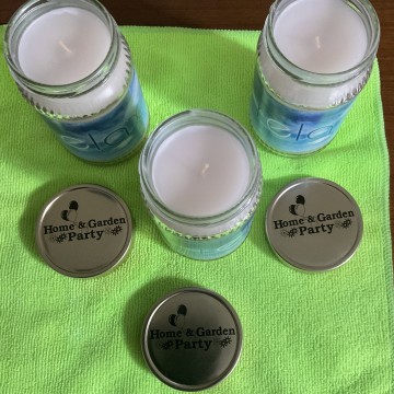 Jar candle  - Lot of three  (3) Relax - spearmint & Eucalyptus  - 10 oz each