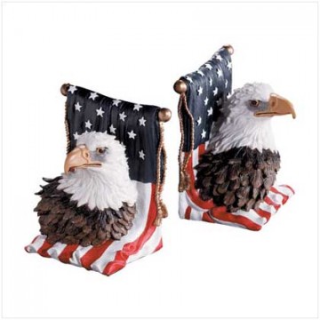 American eagle bookends - alabastrite