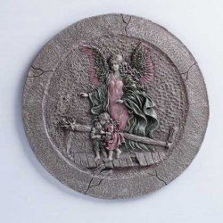 Guardian angel wall plaque-alabastrite