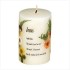 Jesus scented dried flowers candle