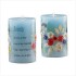 Serenity scent, dry flower candle