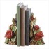 Red roses bookends - alabastrite