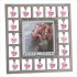 Pewter frame-hugs & kisses - 3 x 3