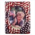 Patchwork picture frame - American flag - 5 x 7