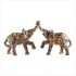 Patchwork elephant couple-safari