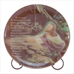 Lord's prayer decorative plate