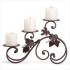 Metal grapes candle holder