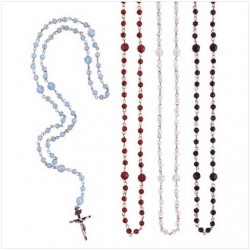 Antique silver finish rosary