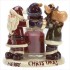 Christmas friends candle holder